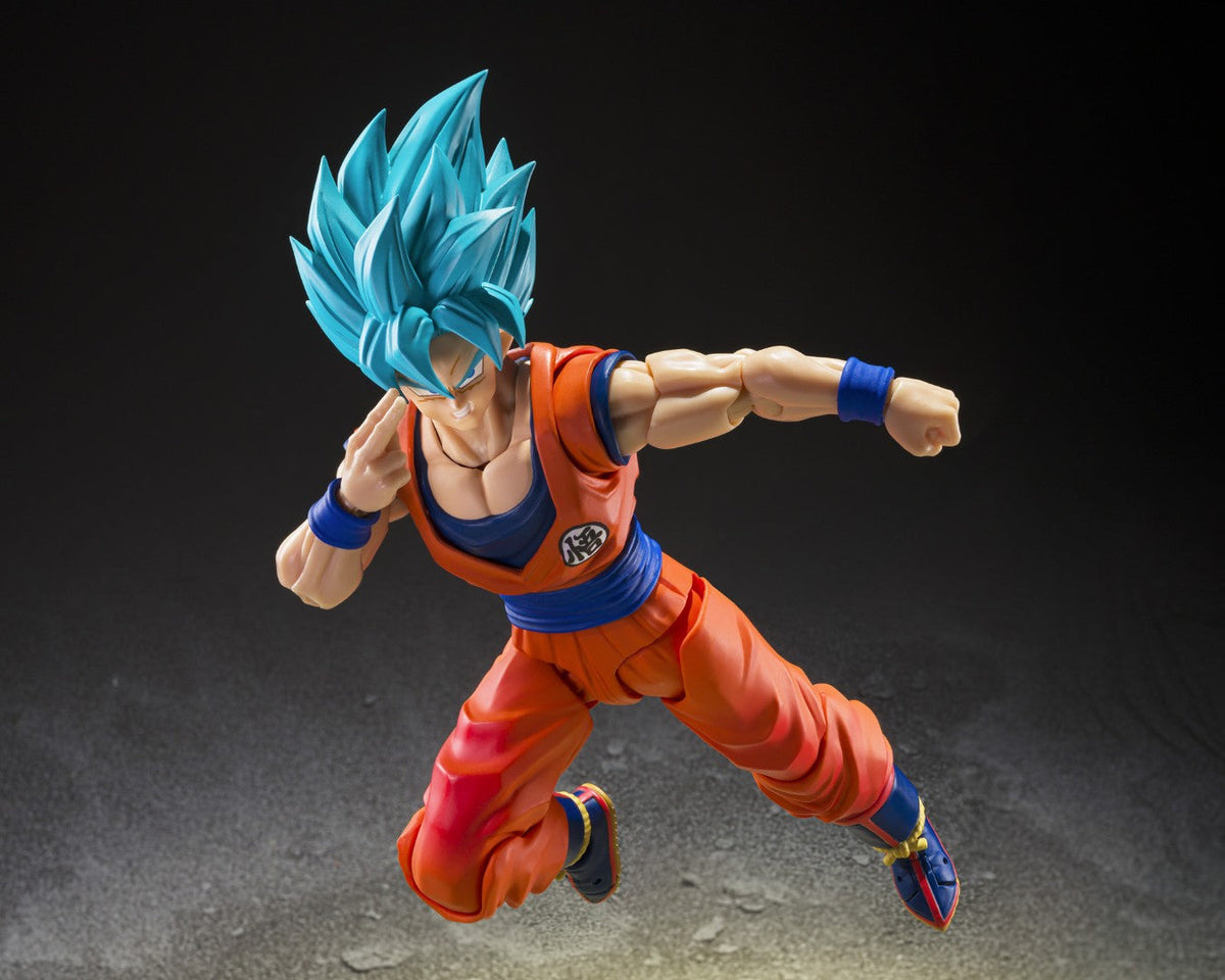 SH Figuarts Super Saiyan God Super Saiyan Son Goku (Blue Power Transcending Limits) - Dragon Ball Super