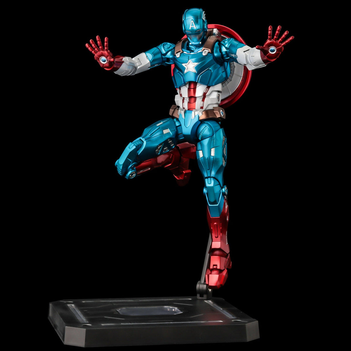 Fighting Armor Captain America