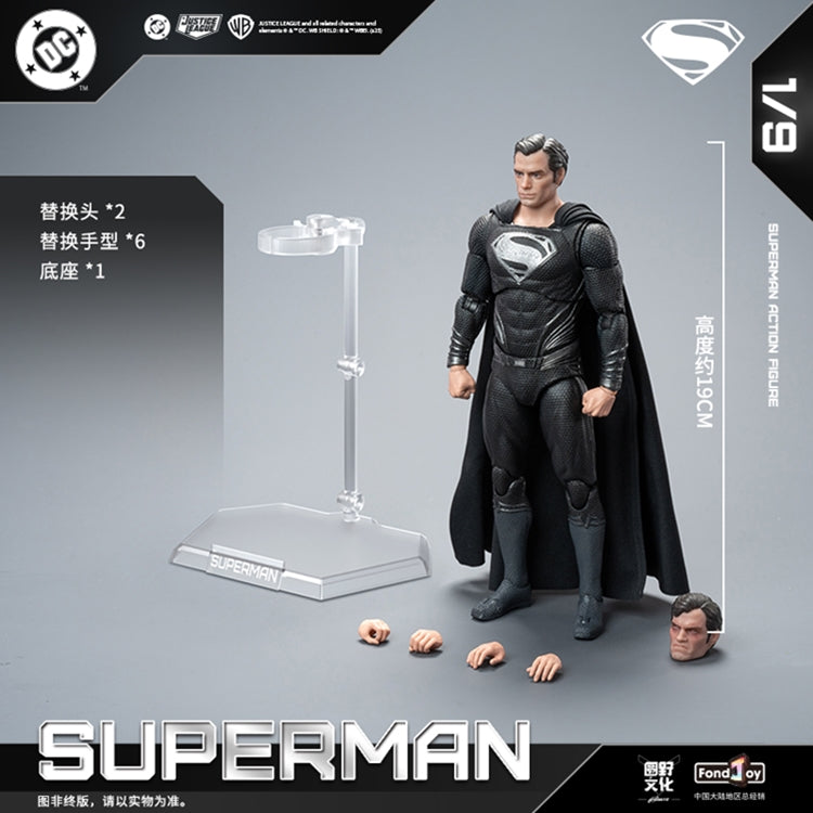FondJoy DC1026 Black Superman 2.0 (1/9 Scale Action Figure)