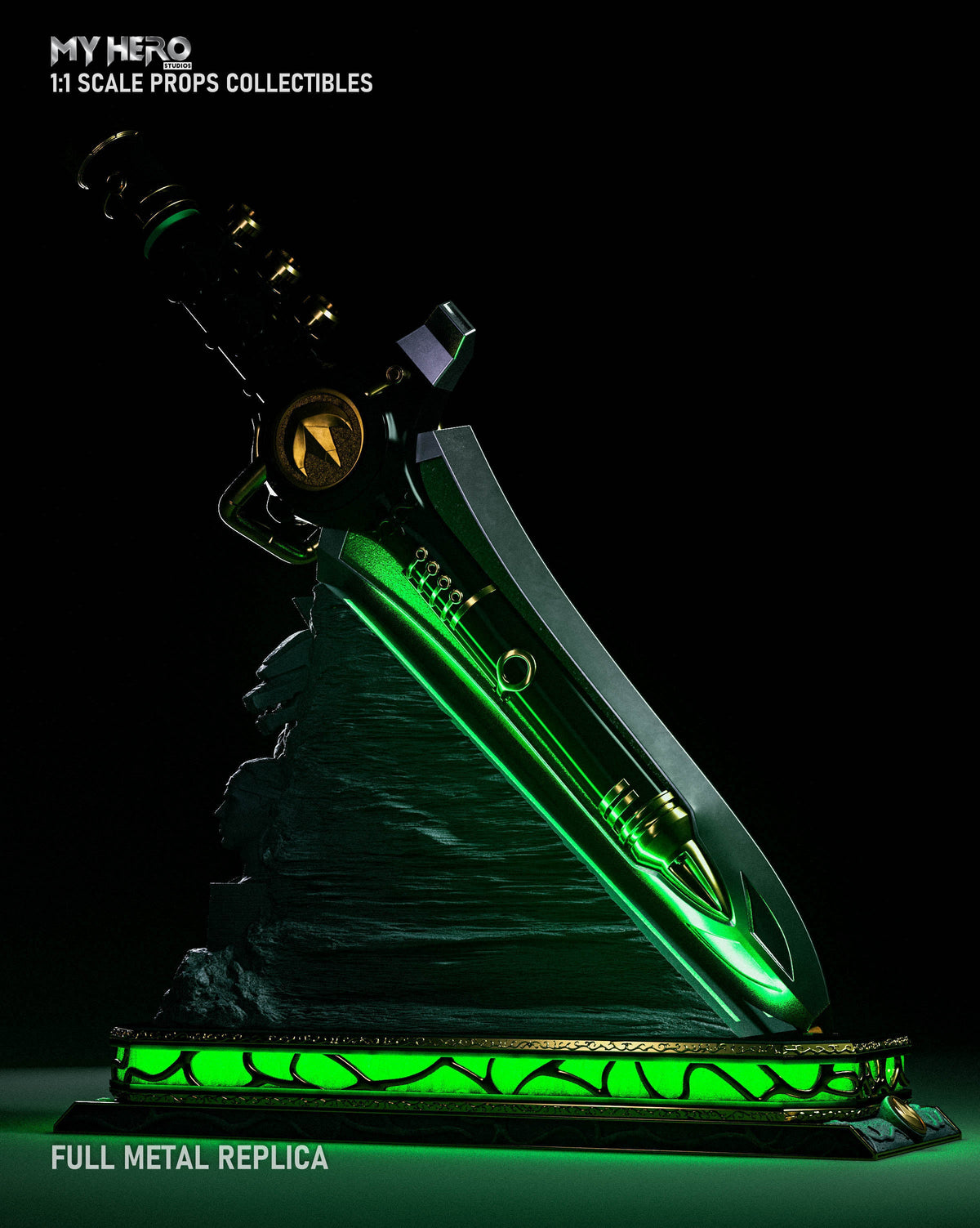 My Hero Studios 1:1 Scale Green Ranger Dragon Dagger