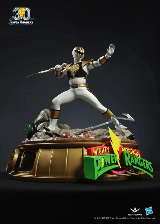 WayStudios Mighty Morphin White Ranger 1/4 Scale Statue