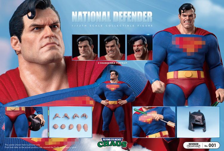 Chaos Beyond Six Inches National Defender 1/12 Scale Action Figure