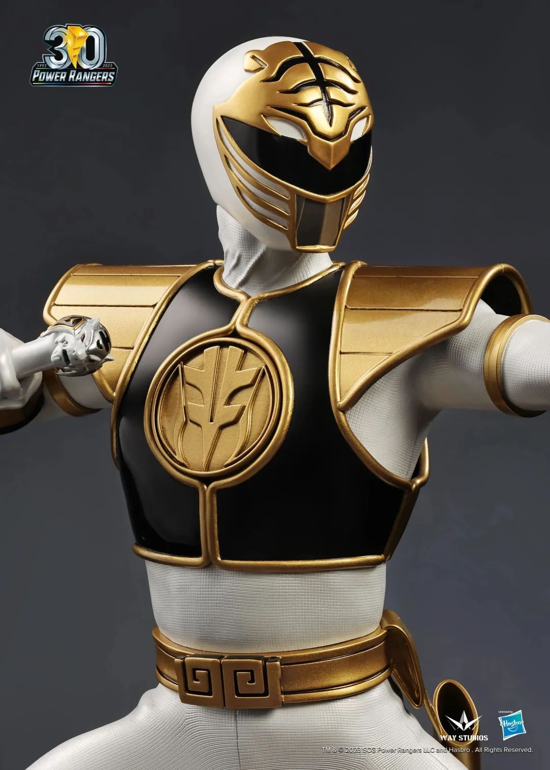 WayStudios Mighty Morphin White Ranger 1/4 Scale Statue