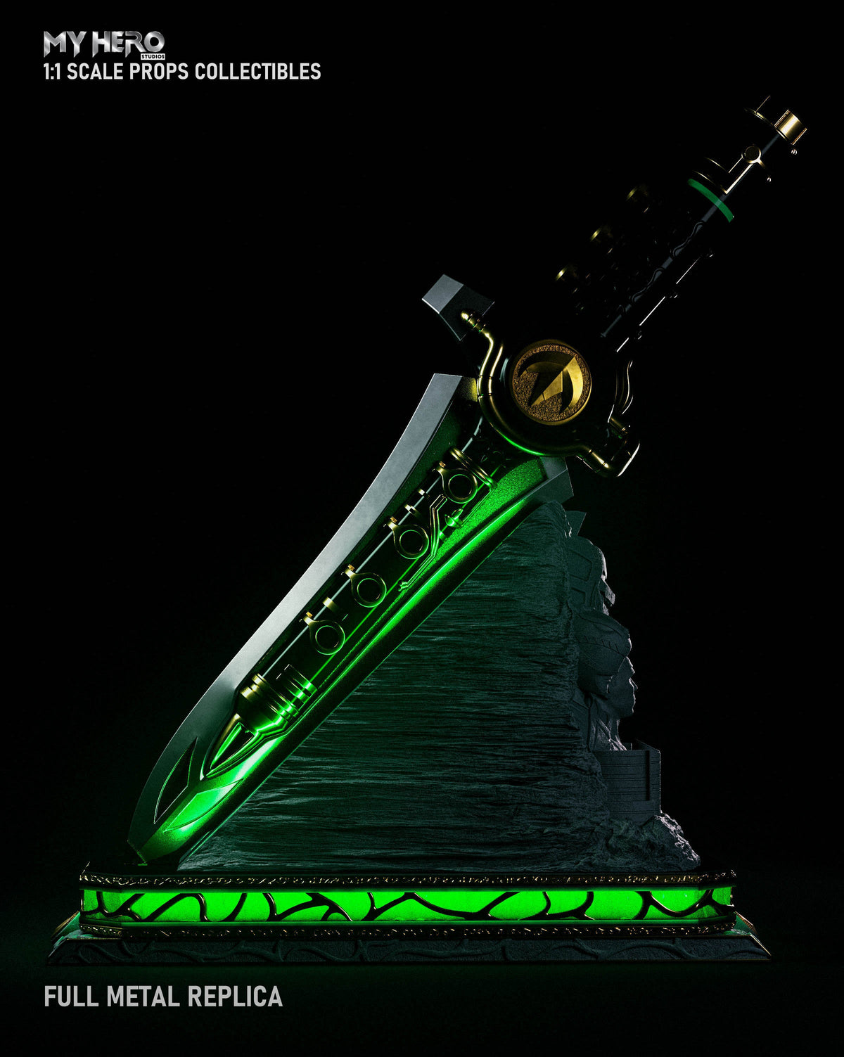 My Hero Studios 1:1 Scale Green Ranger Dragon Dagger