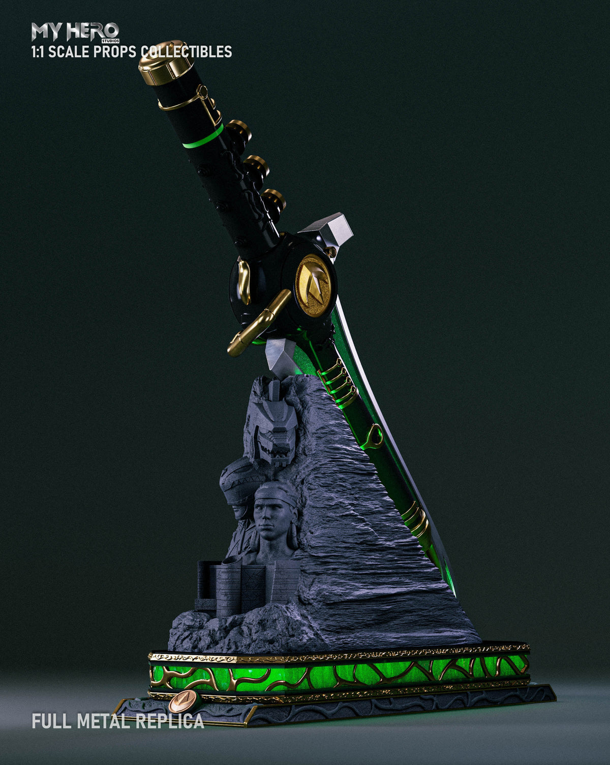 My Hero Studios 1:1 Scale Green Ranger Dragon Dagger