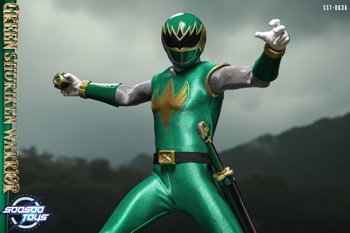 SST063A Green Shuriken Warrior 1/6 Scale Action Figure