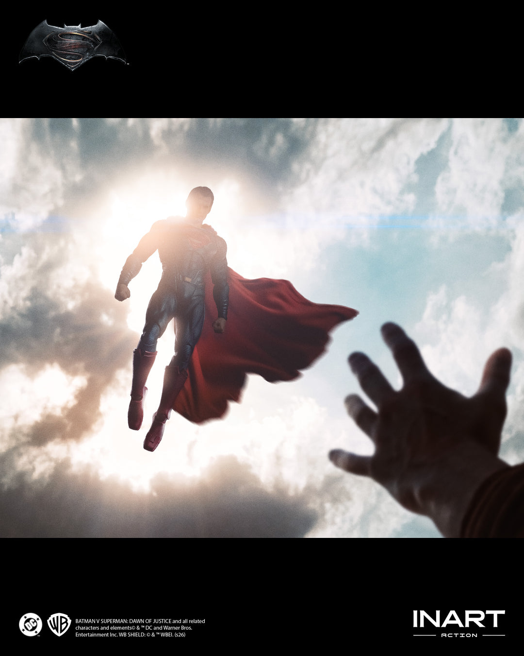 [PREORDER] INART Action Superman - Batman v Superman Dawn of Justice 1/12 Figure
