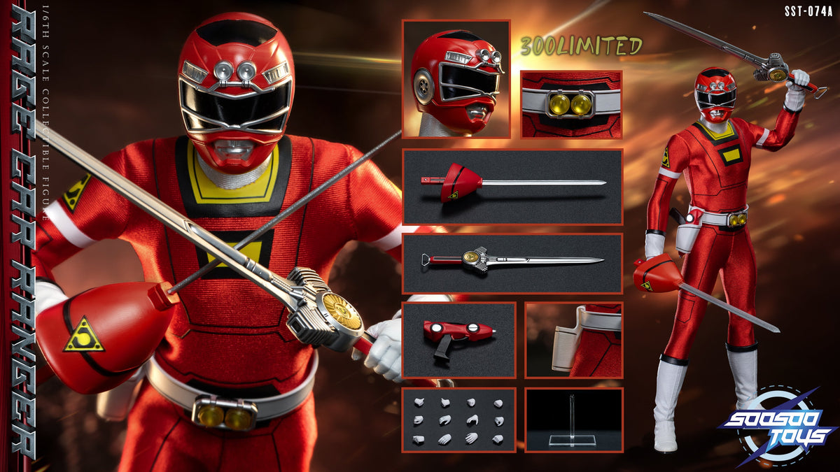 SST-074A Race Car Ranger 1/6 Scale Action Figure