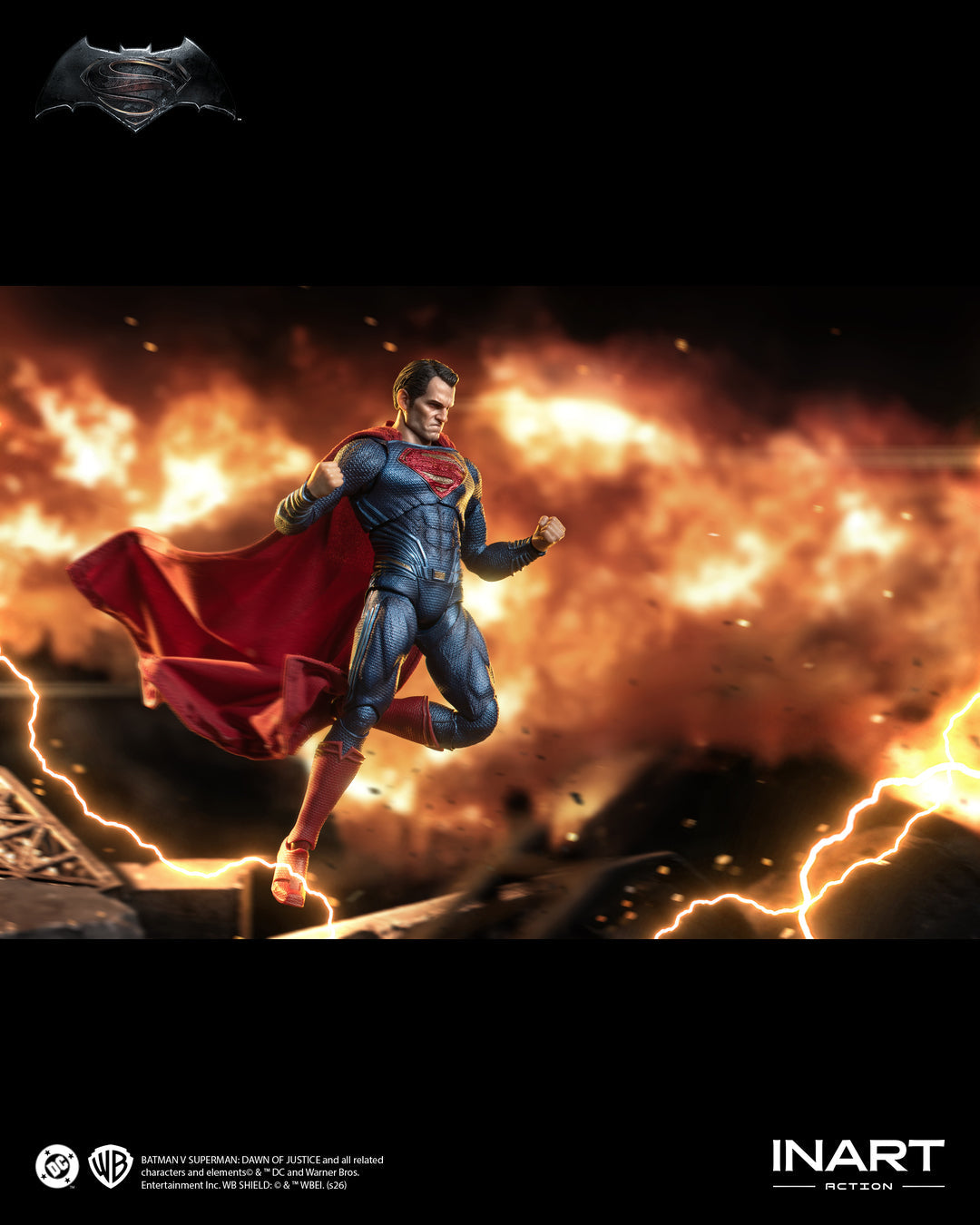 [PREORDER] INART Action Superman - Batman v Superman Dawn of Justice 1/12 Figure