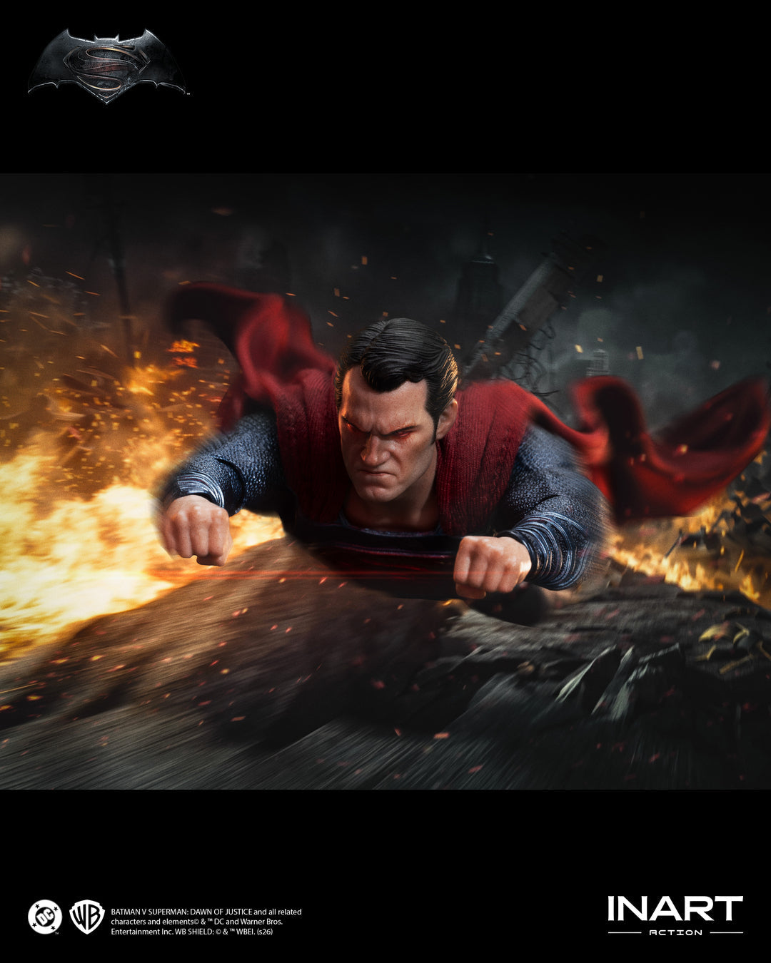 [PREORDER] INART Action Superman - Batman v Superman Dawn of Justice 1/12 Figure