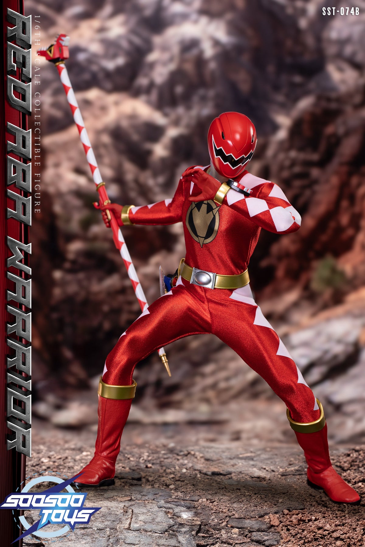 SST-074B Red Aba Warrior 1/6 Scale Action Figure