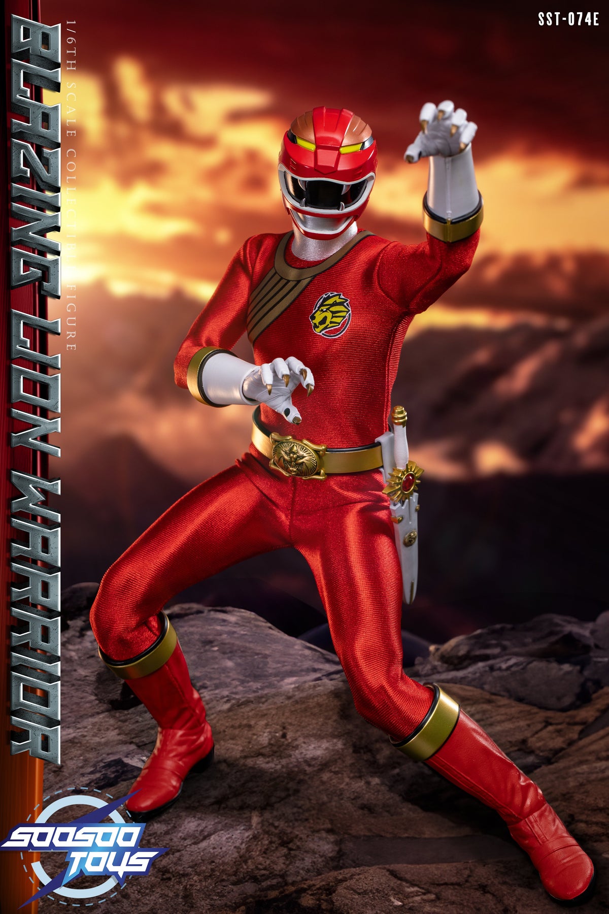 [PREORDER] SST-074E Blazing Lion Warrior 1/6 Scale Action Figure (reissue)