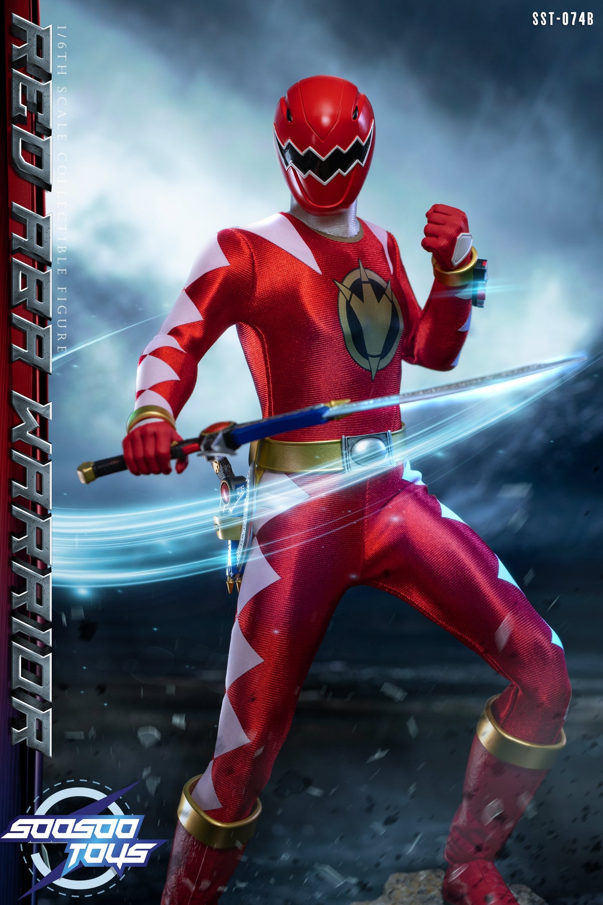 SST-074B Red Aba Warrior 1/6 Scale Action Figure