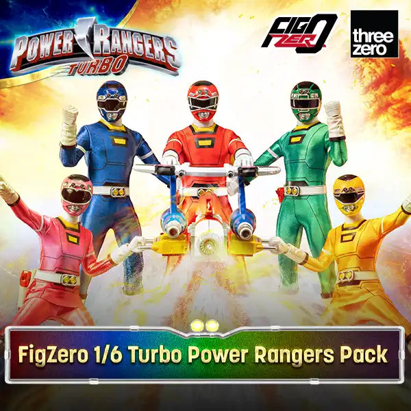 FigZero Power Rangers Turbo 1/6 Scale Figure Team Pack