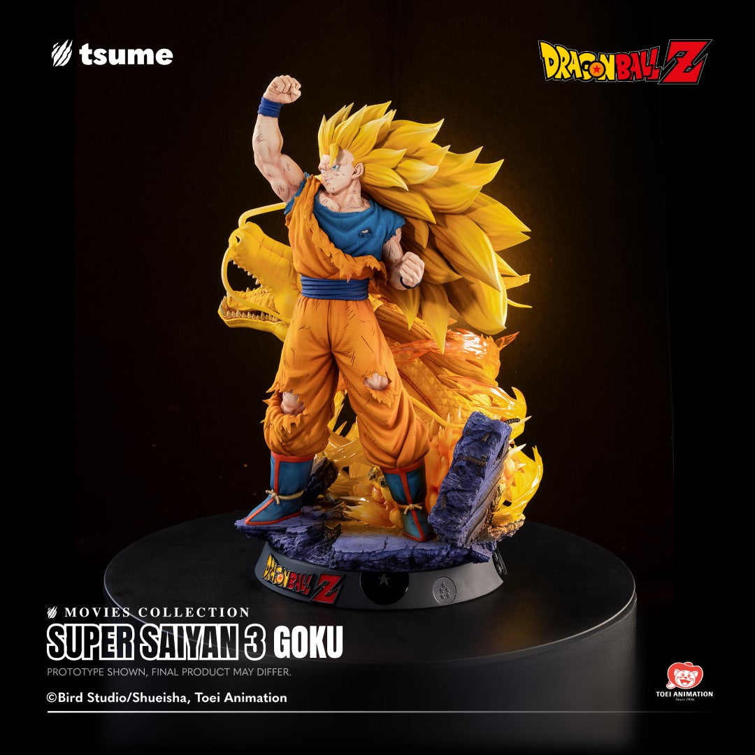 Tsume Movies Collection Super Saiyan 3 Goku 1/4 Scale Statue - Dragonball Z