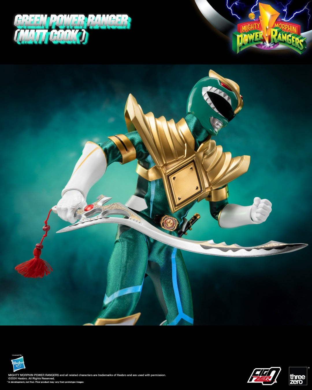FigZero Green Ranger (Matt Cook) Chaos Energy Version - Mighty Morphin Power Rangers