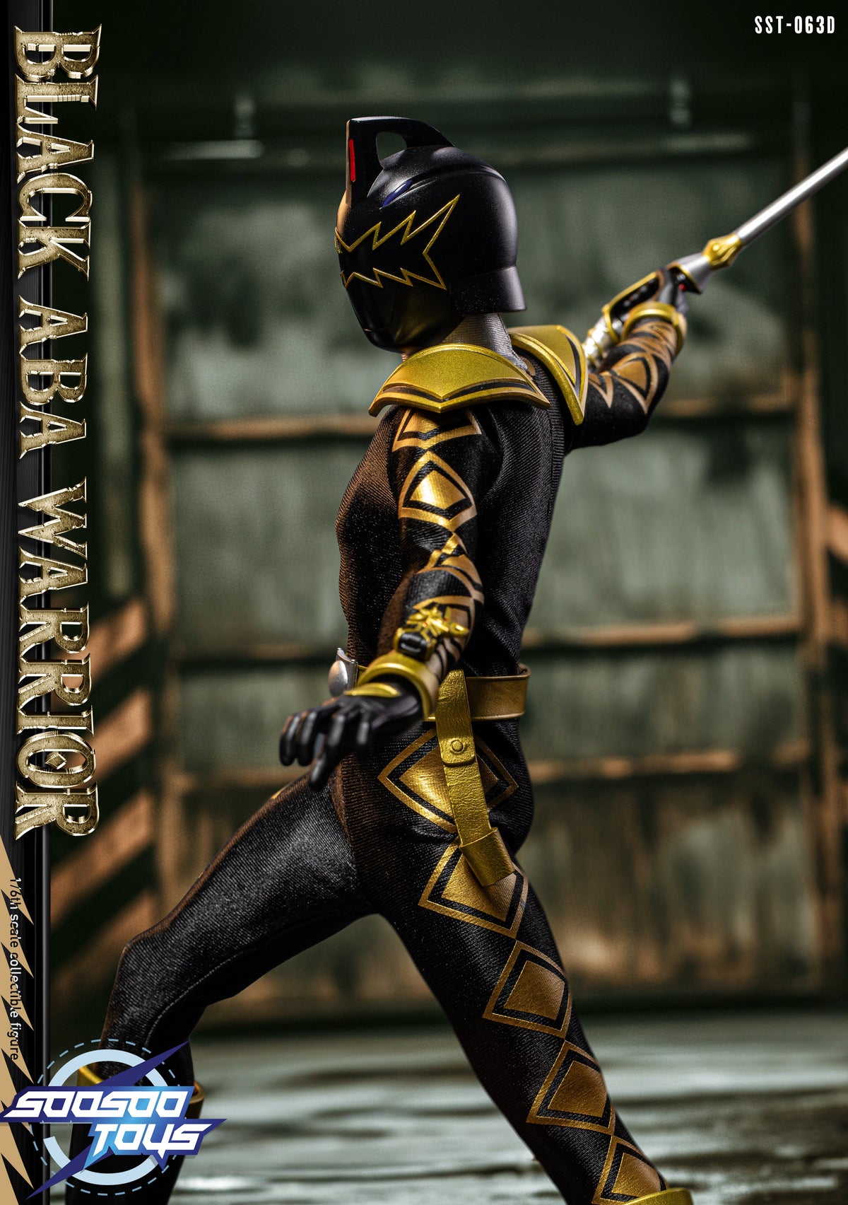 SST063D Black Aba Warrior 1/6 Scale Action Figure
