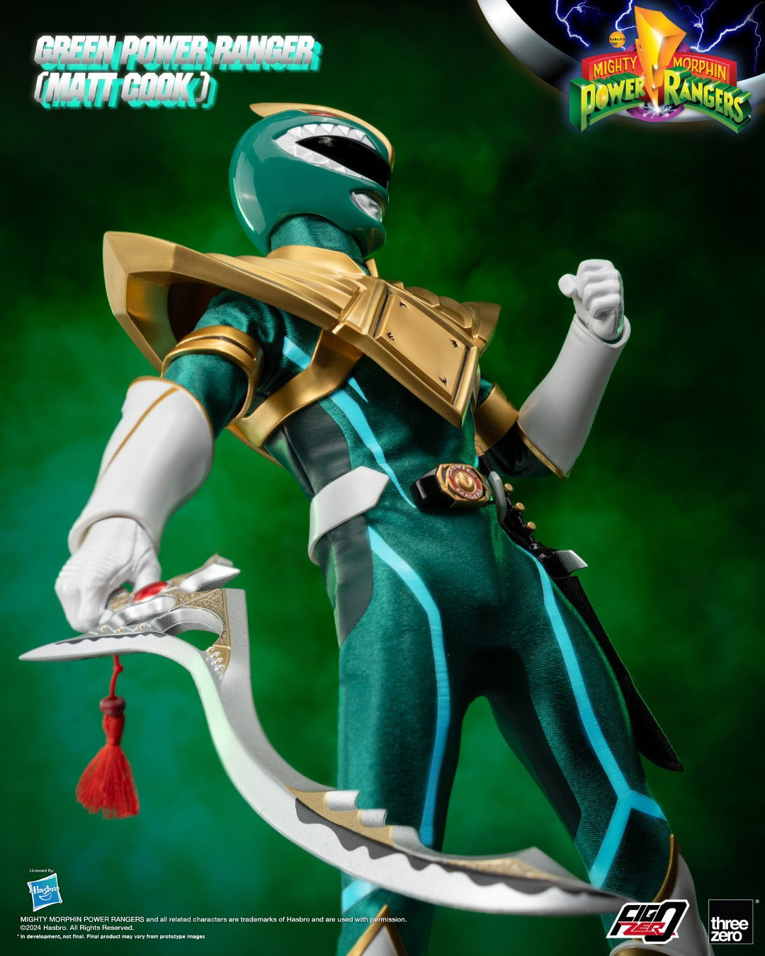 FigZero Green Ranger (Matt Cook) Chaos Energy Version - Mighty Morphin Power Rangers