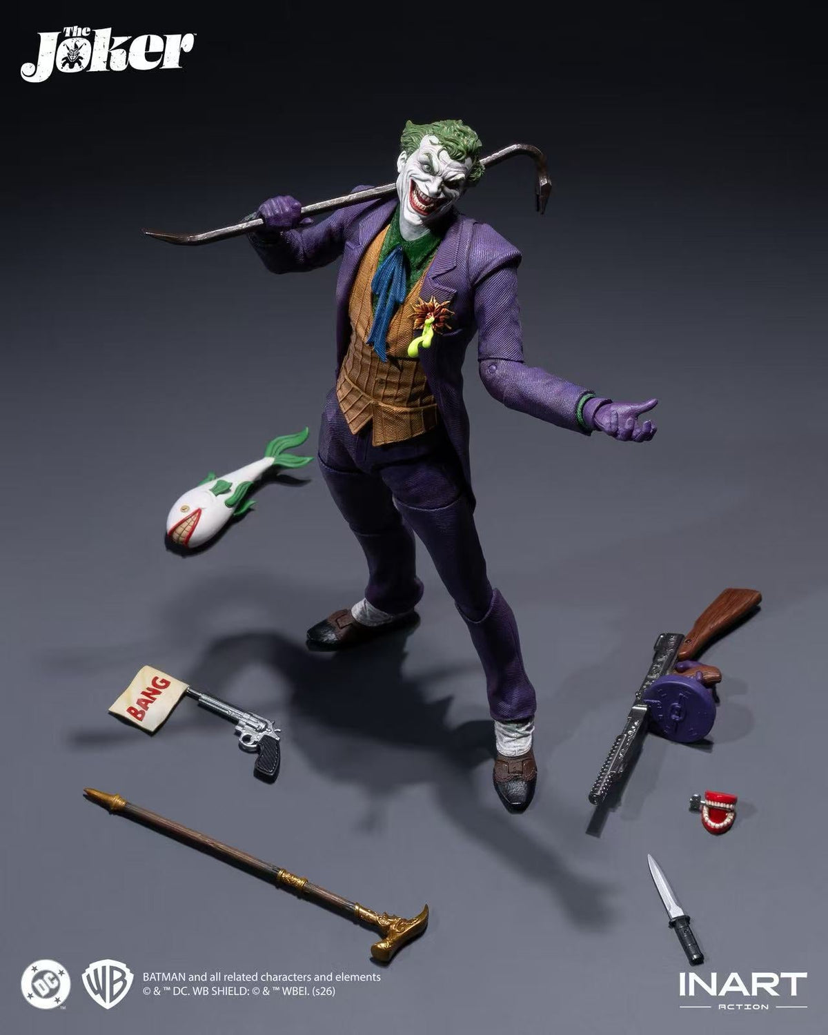 [PREORDER] INART Action The Joker 1/12 Action Figure