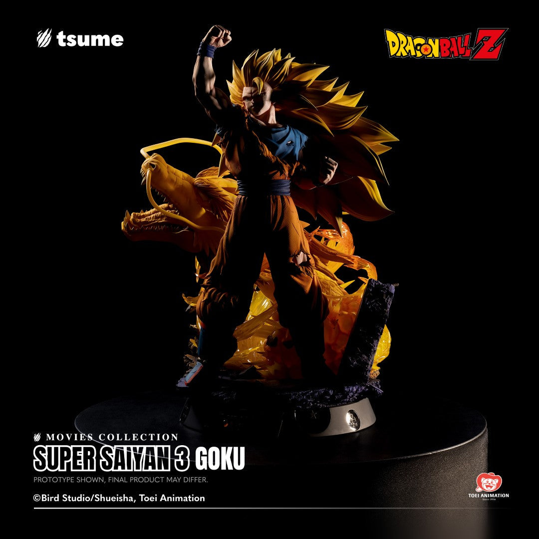 Tsume Movies Collection Super Saiyan 3 Goku 1/4 Scale Statue - Dragonball Z