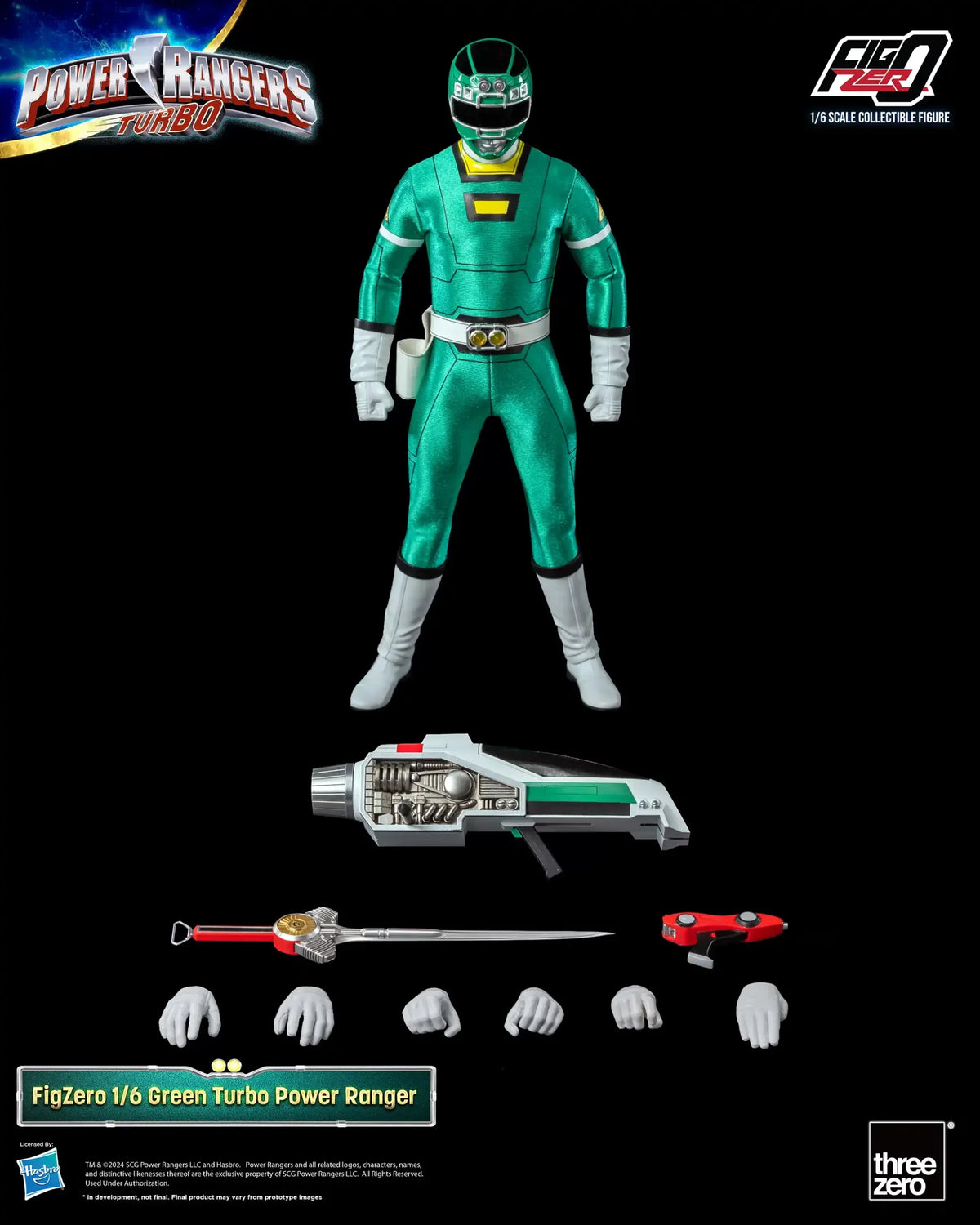 FigZero Green Turbo Ranger - Power Rangers Turbo 1/6 Scale Figure