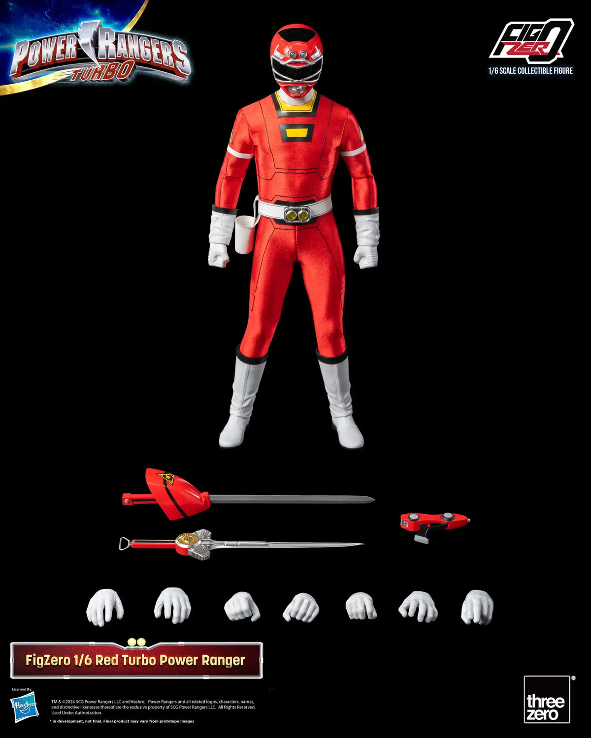 FigZero Red Turbo Ranger - Power Rangers Turbo 1/6 Scale Figure