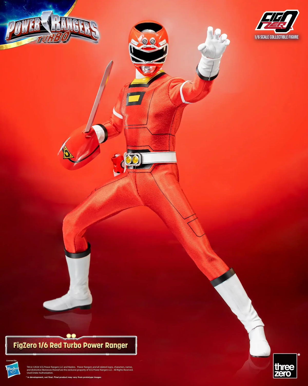 FigZero Red Turbo Ranger - Power Rangers Turbo 1/6 Scale Figure