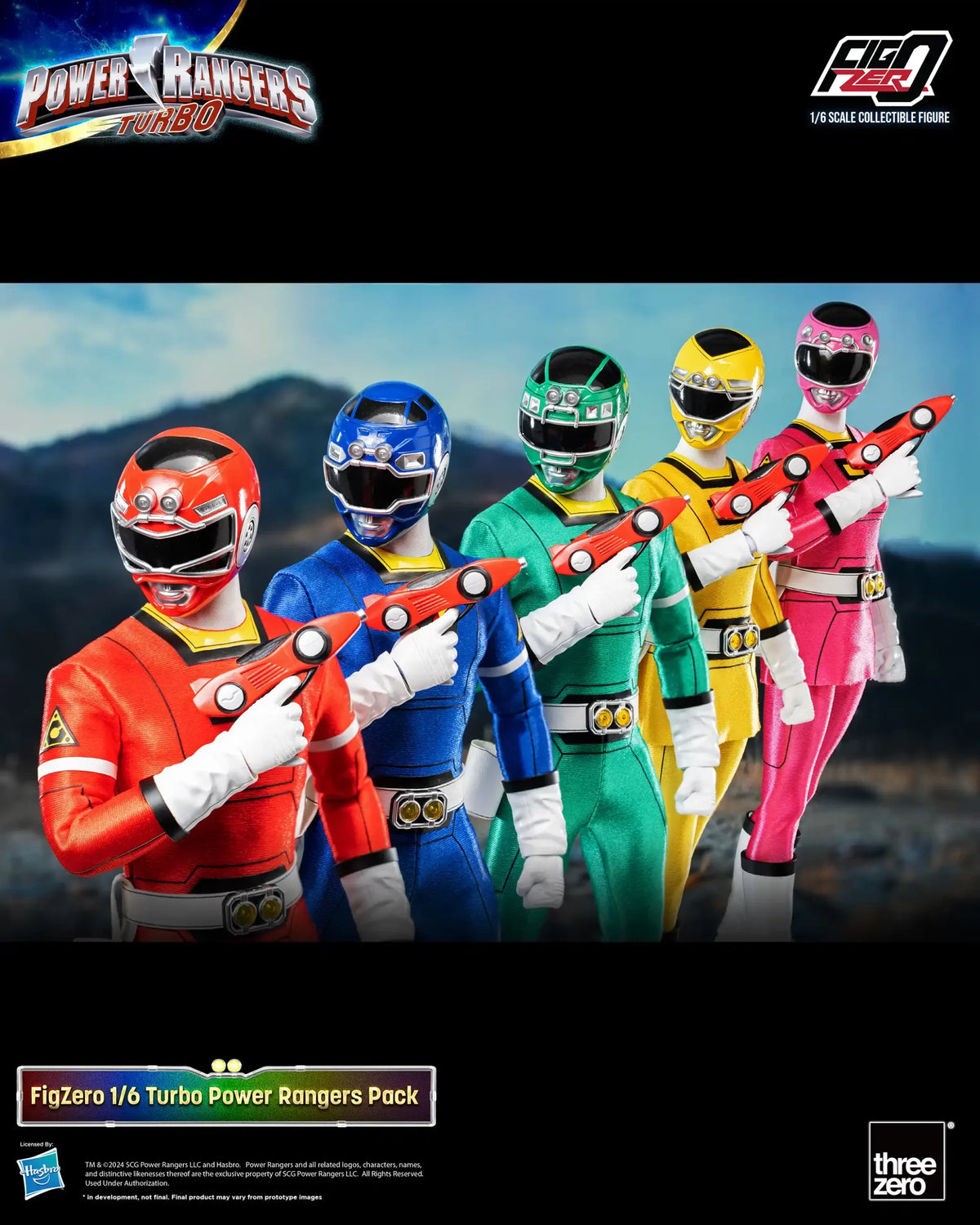 FigZero Power Rangers Turbo 1/6 Scale Figure Team Pack