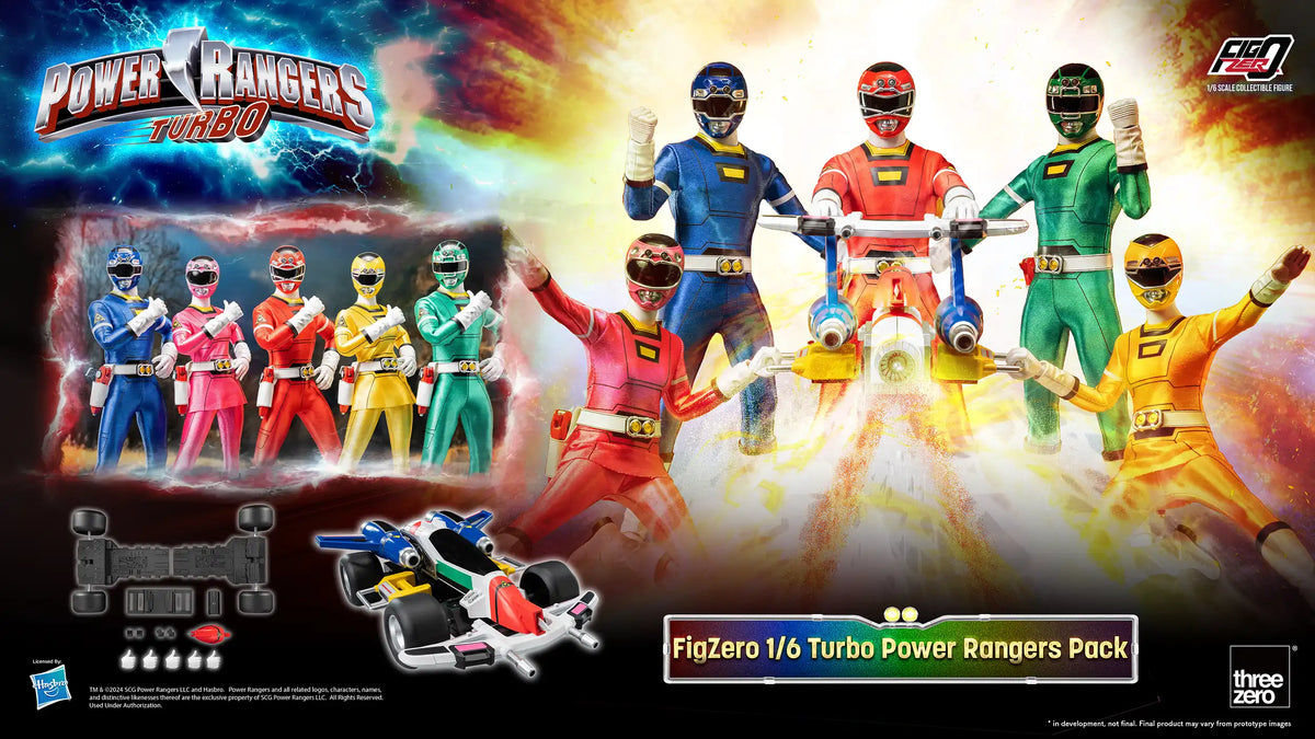 FigZero Power Rangers Turbo 1/6 Scale Figure Team Pack
