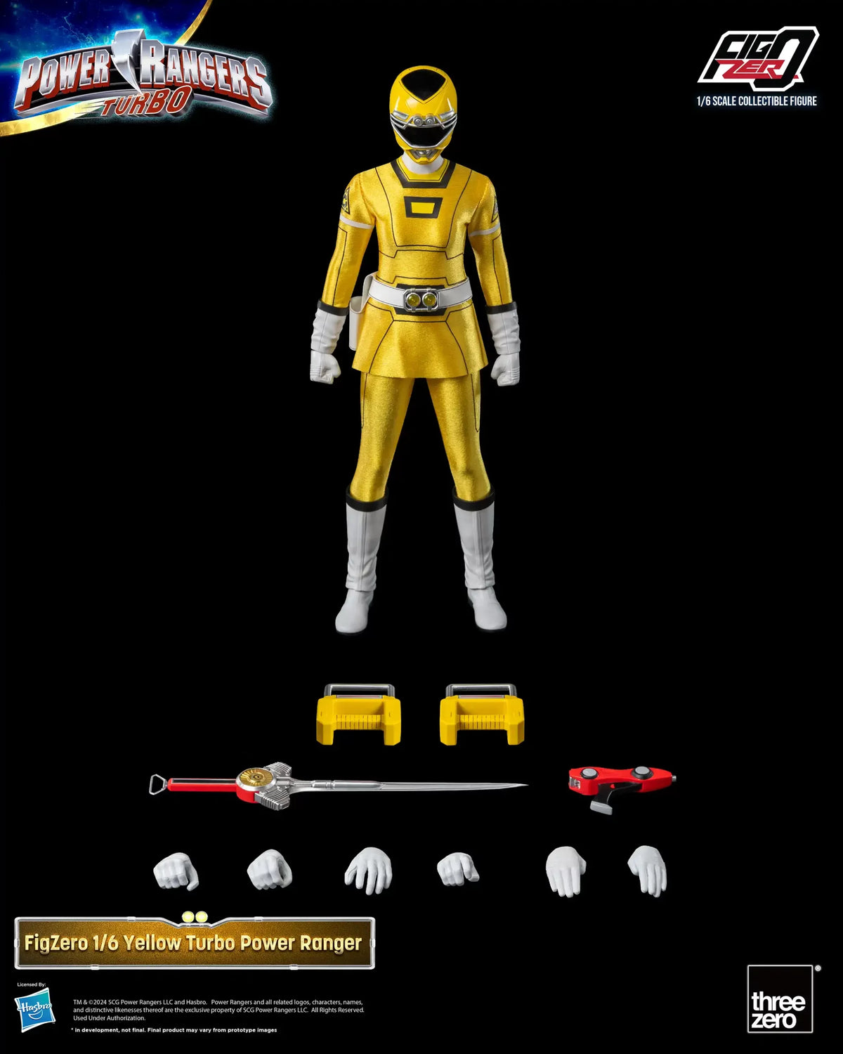 FigZero Yellow Turbo Ranger - Power Rangers Turbo 1/6 Scale Figure