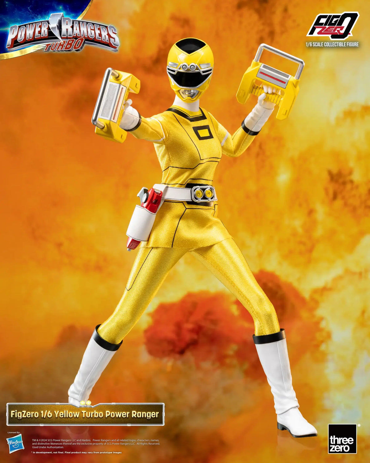 FigZero Yellow Turbo Ranger - Power Rangers Turbo 1/6 Scale Figure