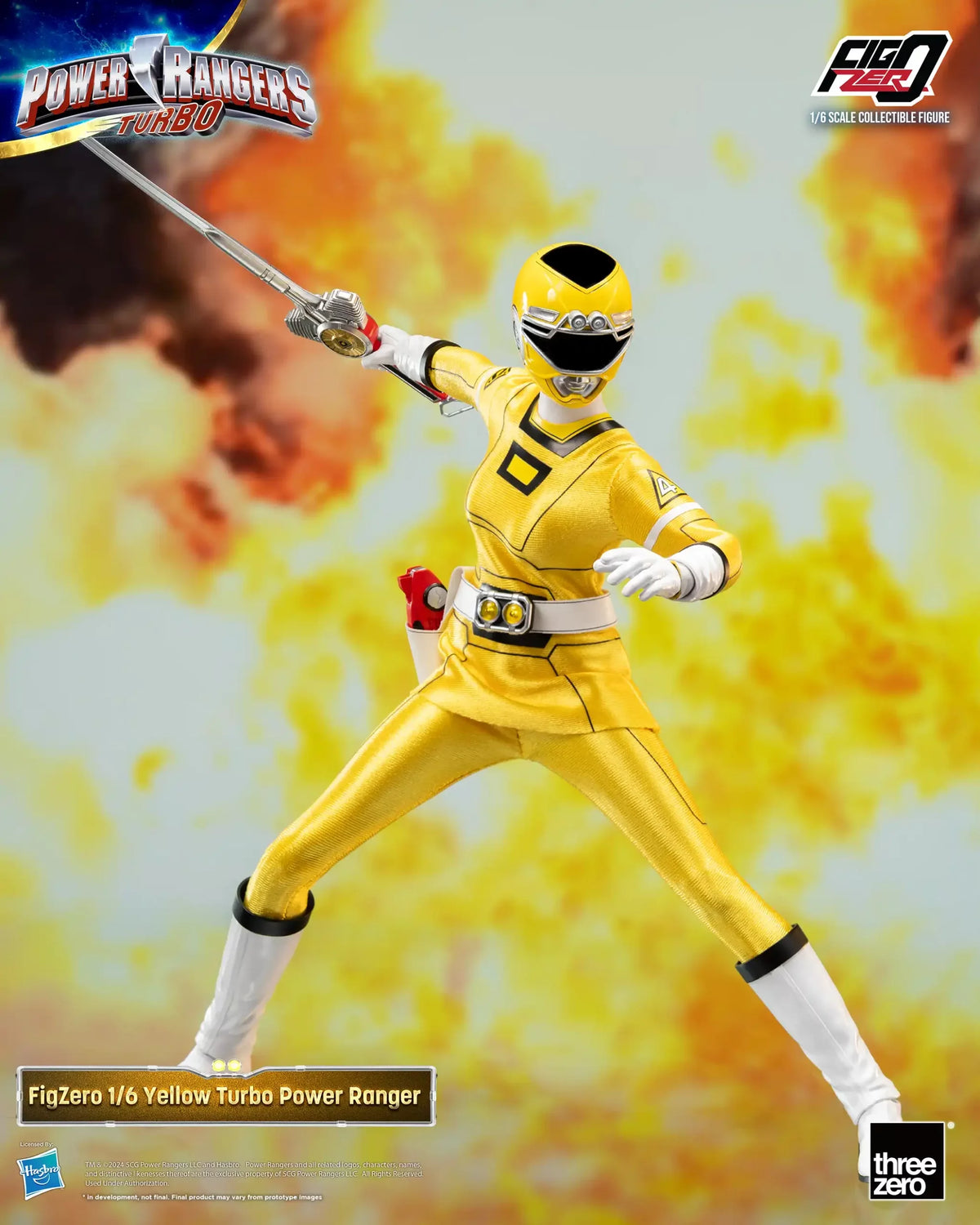 FigZero Yellow Turbo Ranger - Power Rangers Turbo 1/6 Scale Figure