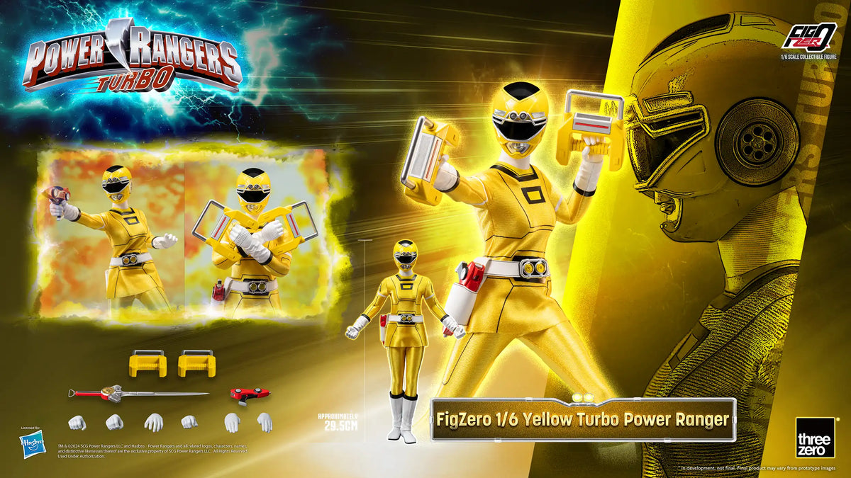 FigZero Yellow Turbo Ranger - Power Rangers Turbo 1/6 Scale Figure