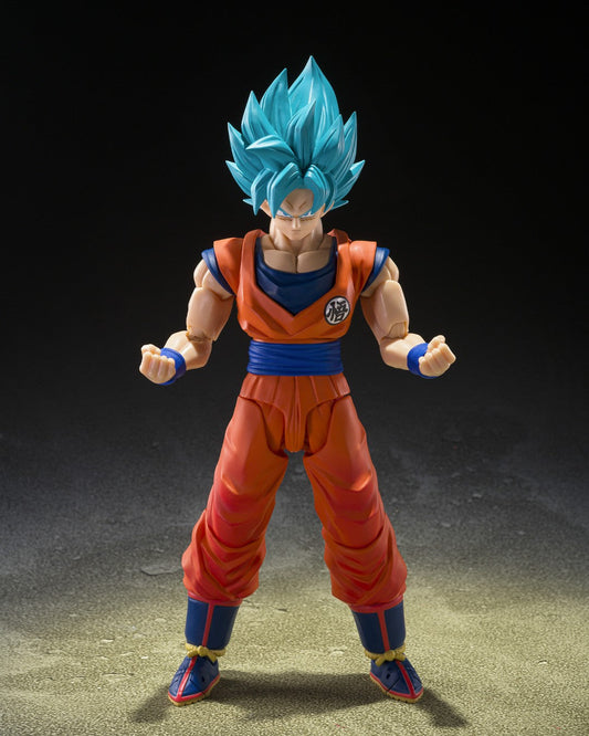 SH Figuarts Super Saiyan God Super Saiyan Son Goku (Blue Power Transcending Limits) - Dragon Ball Super