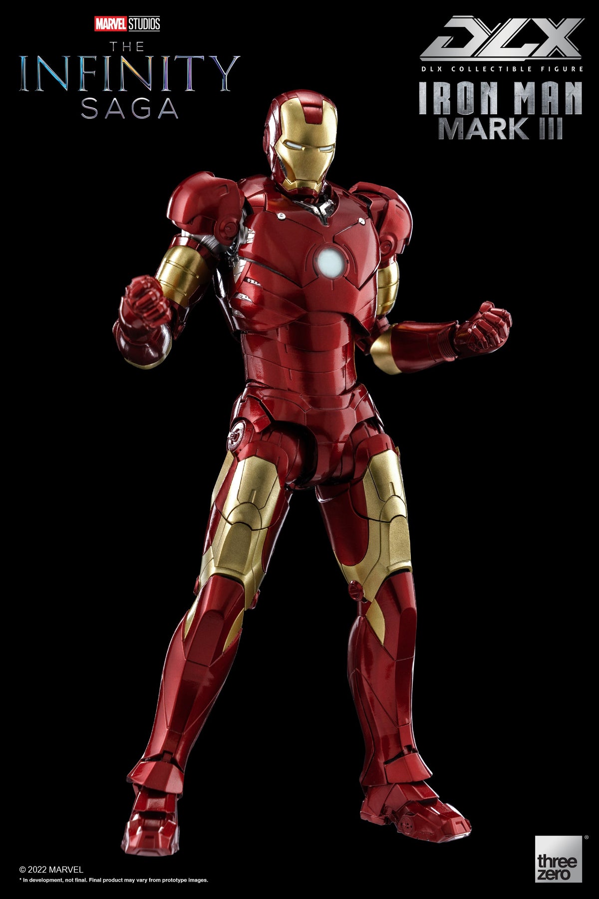 DLX Iron Man Mark III Infinity Saga 1/12 Scale Action Figure
