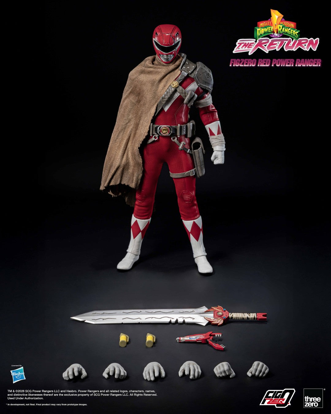 [PREORDER] FigZero 1/6 Red Power Ranger - The Return