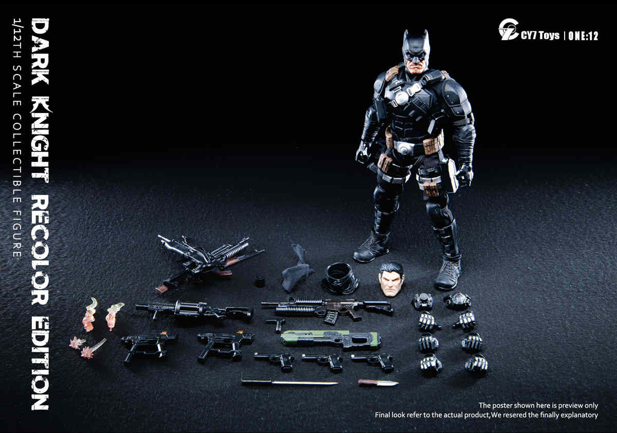CY7 Toys Dark Knight Recolor Edition 1/12 Scale Action Figure