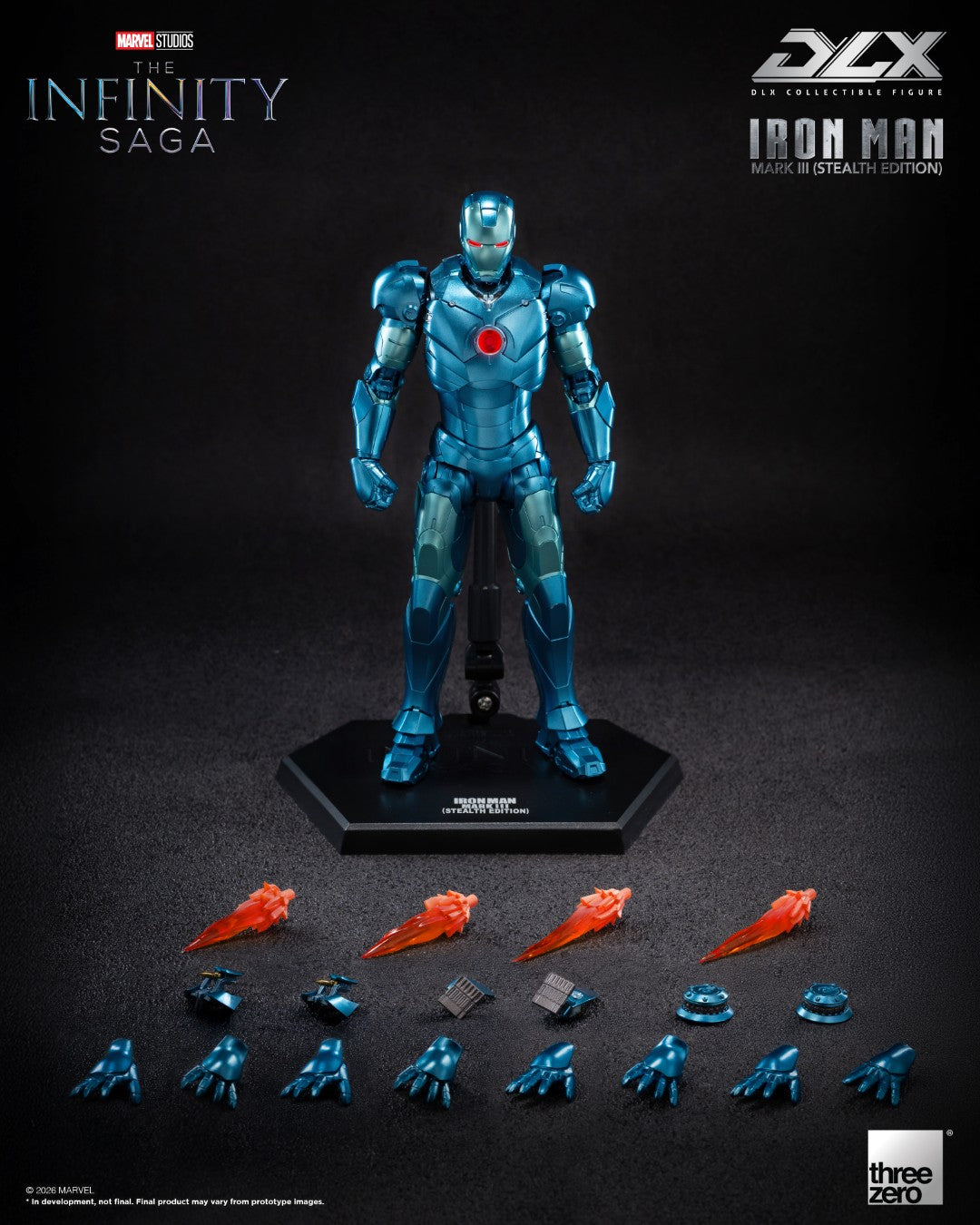 DLX Iron Man Mark 3 (Stealth Edition) - The Infinity Saga