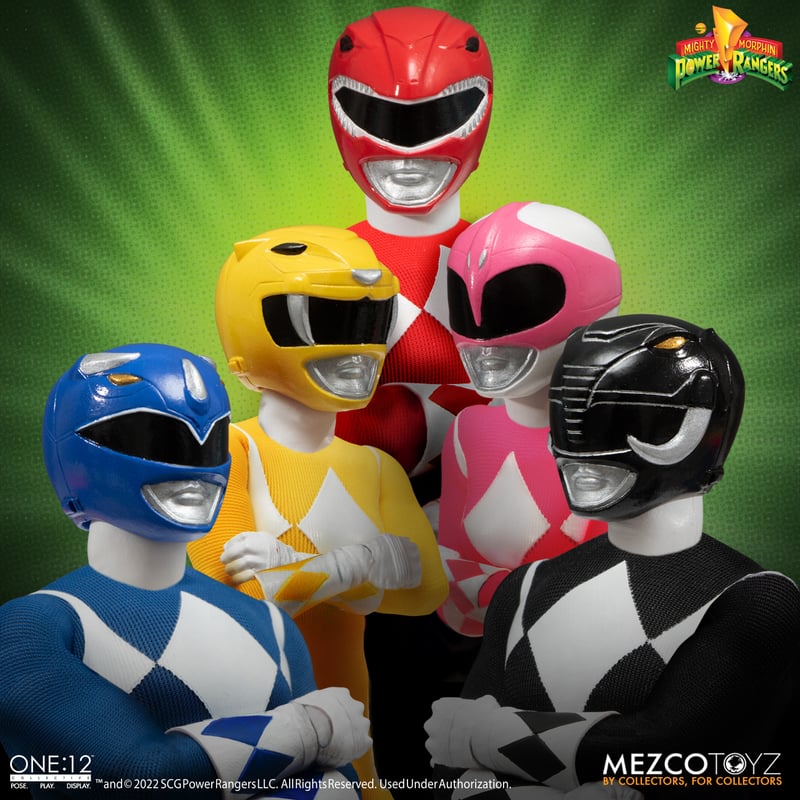 Power Rangers Mezco One:12 Collective Deluxe Boxed Set