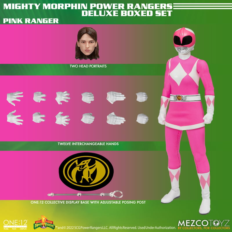 Power Rangers Mezco One:12 Collective Deluxe Boxed Set