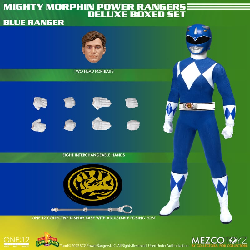 Power Rangers Mezco One:12 Collective Deluxe Boxed Set