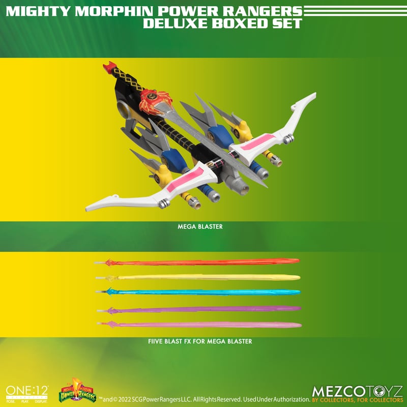Power Rangers Mezco One:12 Collective Deluxe Boxed Set